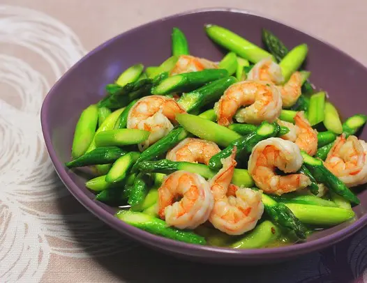 Order Asparagus Prawns food online from Double Dragon Restaurant store, Antioch on bringmethat.com