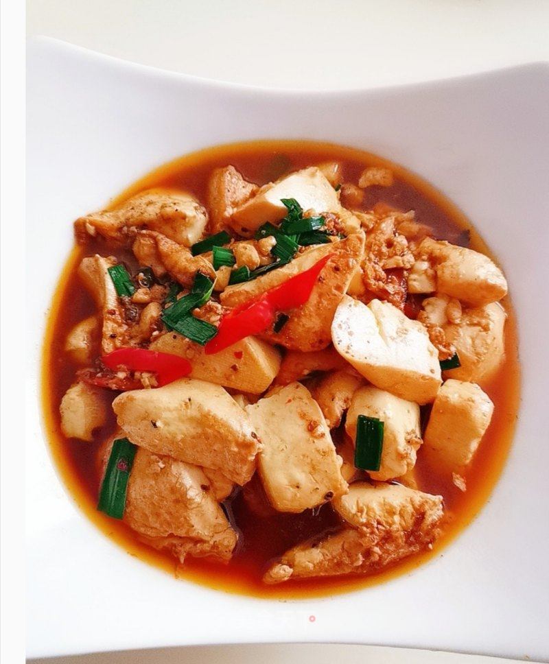 Order P7 Braised Bean Curd Sliced Pork food online from Double Dragon Restaurant store, Antioch on bringmethat.com