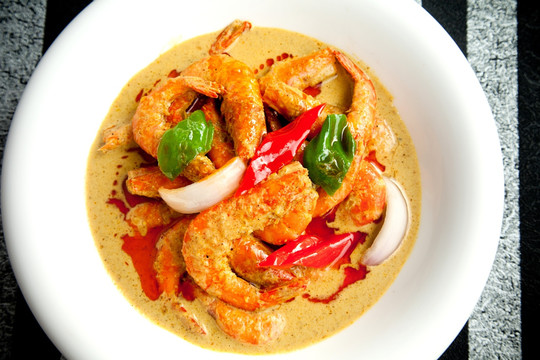 Order S5 Curry Prawns food online from Double Dragon Restaurant store, Antioch on bringmethat.com