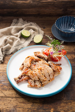 Order C21 Sesame Chicken food online from Double Dragon Restaurant store, Antioch on bringmethat.com
