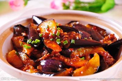 Order P5 Spicy Egg Plant Pork food online from Double Dragon Restaurant store, Antioch on bringmethat.com