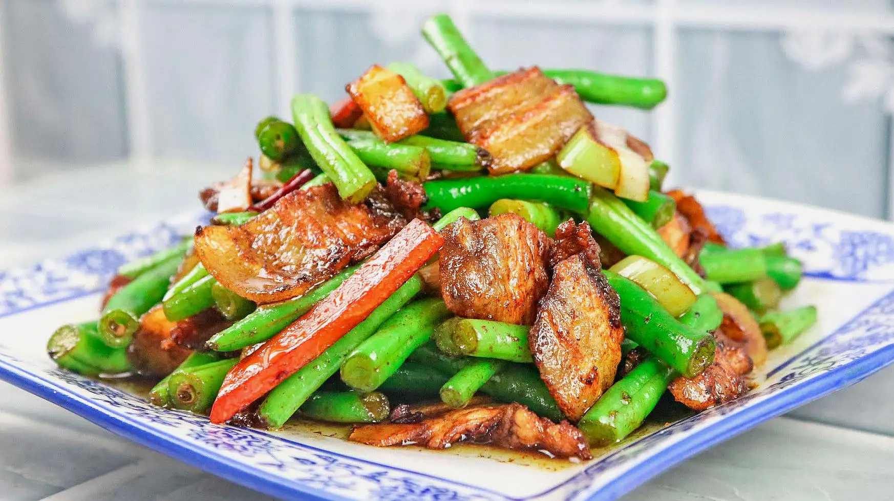 Order String Bean Pork food online from Double Dragon Restaurant store, Antioch on bringmethat.com