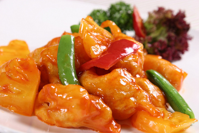 Order S6 Sweet Sour Prawns food online from Double Dragon Restaurant store, Antioch on bringmethat.com
