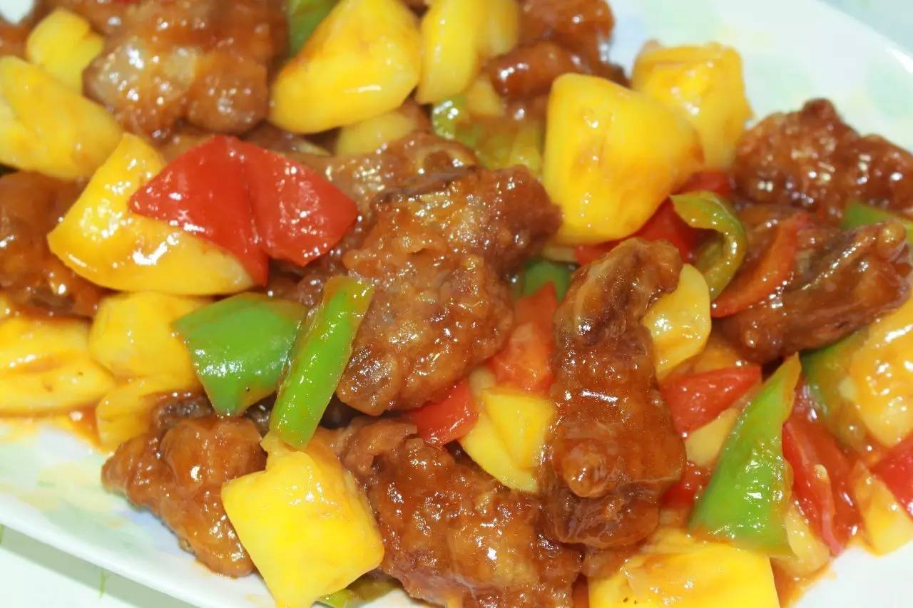 Order P11 Sweet Sour Spareribs food online from Double Dragon Restaurant store, Antioch on bringmethat.com