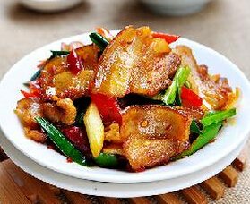 Order P2 Twice Cooked Pork food online from Double Dragon Restaurant store, Antioch on bringmethat.com